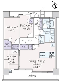 グランドパレス西宮武庫川の間取図