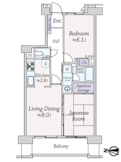 ライオンズプラザ錦糸町の間取図