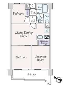 エル・アルカサル目黒の間取図