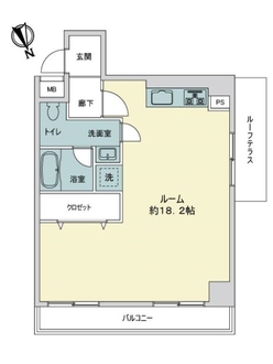 朝日動坂マンションの間取図