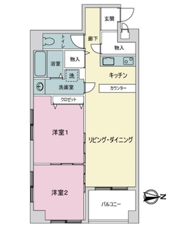 財形久屋セントラルハイツの間取図