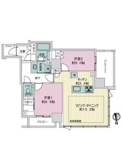 グランドメゾン名駅三丁目の間取図