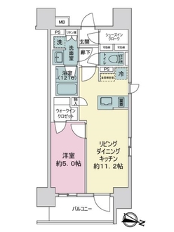 オープンレジデンシア名古屋Ｌｉｖｅの間取図