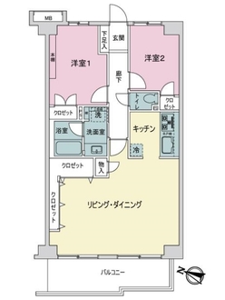 ライネスハイム志村の間取図