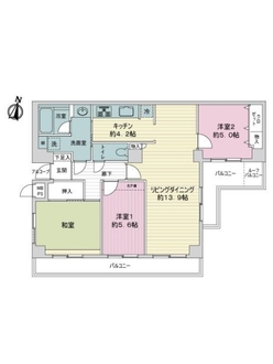 ライオンズマンション宮崎台第１１の間取図