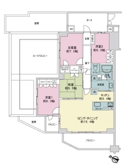 レーベンリヴァーレグラセスの間取図