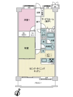 エンゼルハイム下丸子第２の間取図