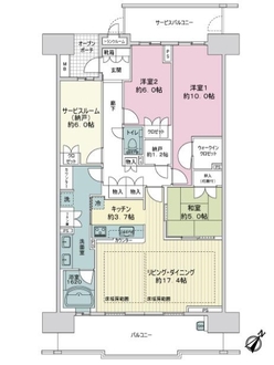 プラウド新浦安の間取図