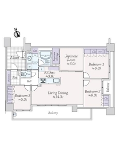 サーパス城南の間取図