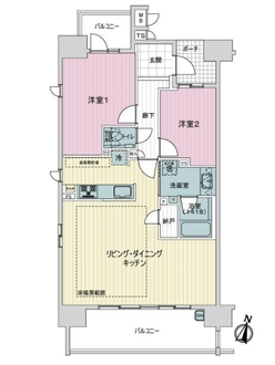 マストスクエア本山四谷通の間取図