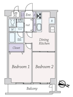 ゾンネンハイム大橋の間取図