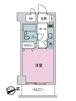 ライオンズマンション橦木の間取図
