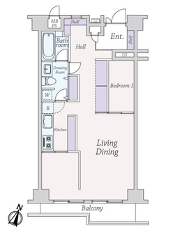 マンシヨン清水台の間取図