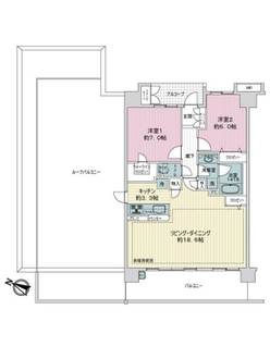 東京ガーデンフォーラムの間取図