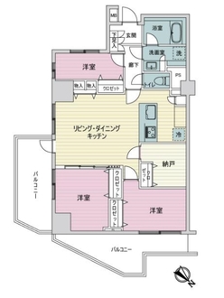 ファミール王子タワースイートの間取図