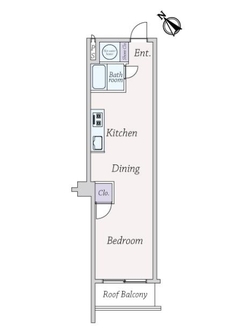 ライオンズマンション西新宿の間取図