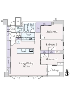 スタイルハウス恵比寿の間取図