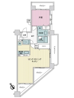 モリス千住曙町の間取図