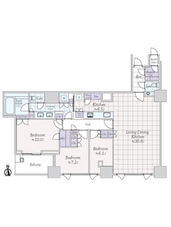 三田ガーデンヒルズの間取図
