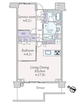 パークホームズ駒沢　ザ　レジデンスの間取図