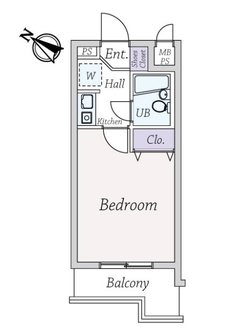 ライオンズマンション成城東の間取図