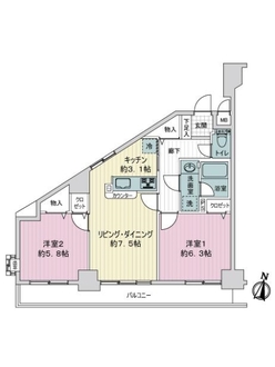 アルファホームズ西巣鴨の間取図
