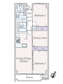 ファミール三軒茶屋の間取図