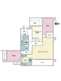 トーア久が原ガーデンの間取図