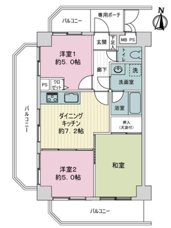 ライオンズプラザ東向島の間取図