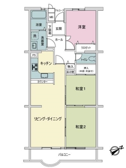 ハイマート千葉の間取図