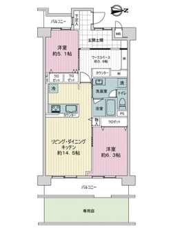 ルミエール桂川の間取図