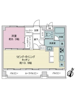 ライオンズマンション王子第５の間取図