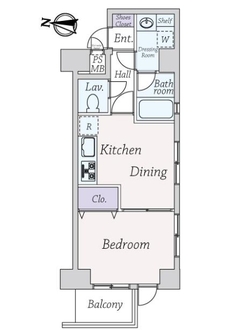 ライオンズマンション松原第２の間取図