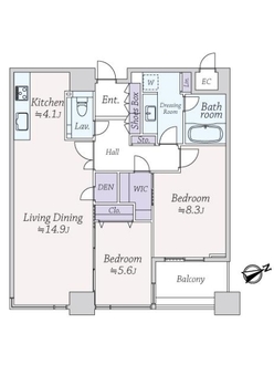 パークコート赤坂ザタワーの間取図