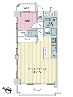 セザール浦和の間取図