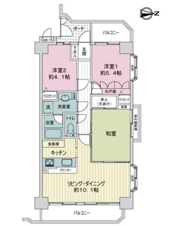 クリオ南行徳弐番館の間取図
