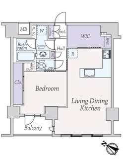シテリオ渋谷・松濤の間取図