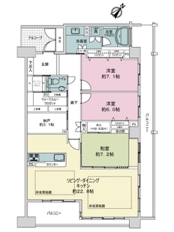 ひろしまガーデンガーデンノースタワーの間取図