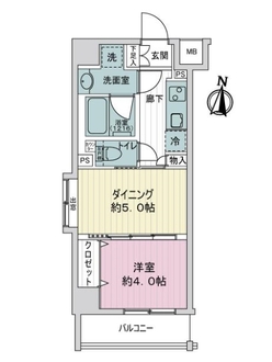 日神デュオステージ王子神谷の間取図