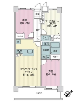 Ｊ’シティ五日市アベニューの間取図