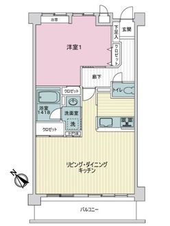 ライオンズマンション平針南の間取図