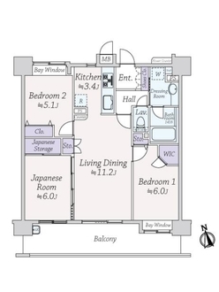 ビクトリアハイム武蔵小金井の間取図