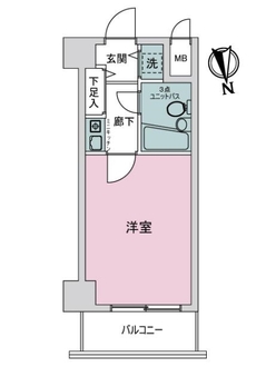 ライオンズマンションお花茶屋駅前通りの間取図