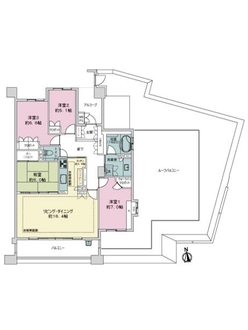 ライオンズガーデン千種アーススクエアの間取図