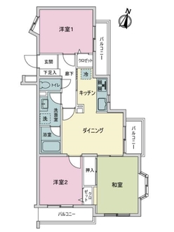 ロイヤルステージ北浦和の間取図