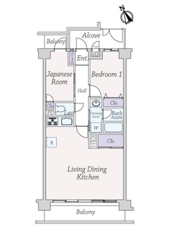 ライオンズガーデン船橋薬園台の間取図