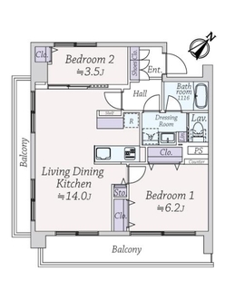 ローヤルハイツのざわの間取図