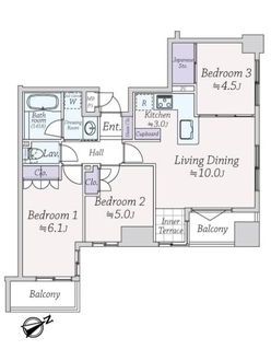 エルズ藤沢の間取図