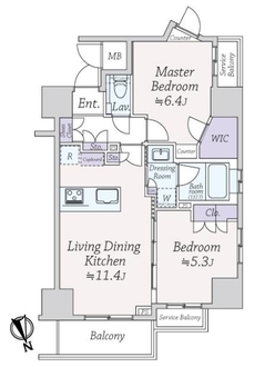コノエ本郷三丁目の間取図