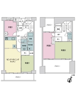 スカイプラザ横川の間取図
